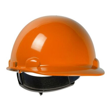 Pip Dynamic Dom Cap Style Dome Hard Hat HDPE Shell, 4-PT Suspension, Rachet Adjustment, Orange 280-HP341R-03